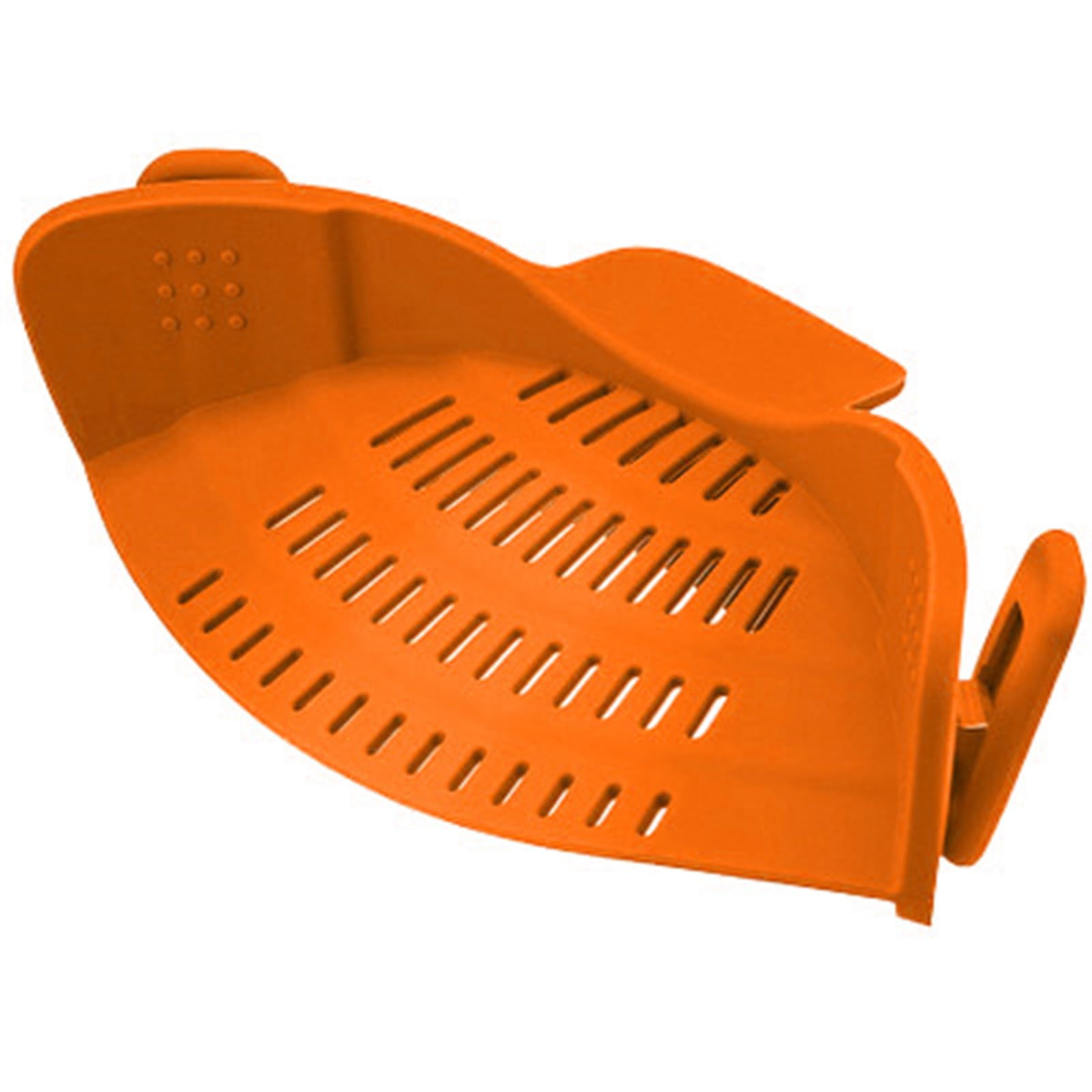 Details about  / Silicone Clip On Strainer Snap Colander Spout Kitchen Gadget Tool Food Drainer