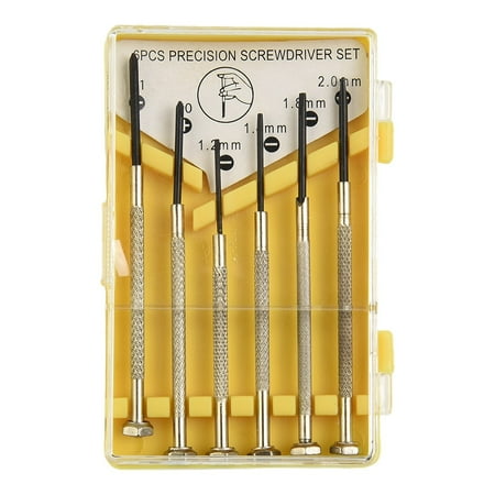 

6Pcs Precision Screwdriver Set for Watch Jewelry Glasses Electronic Small Screw