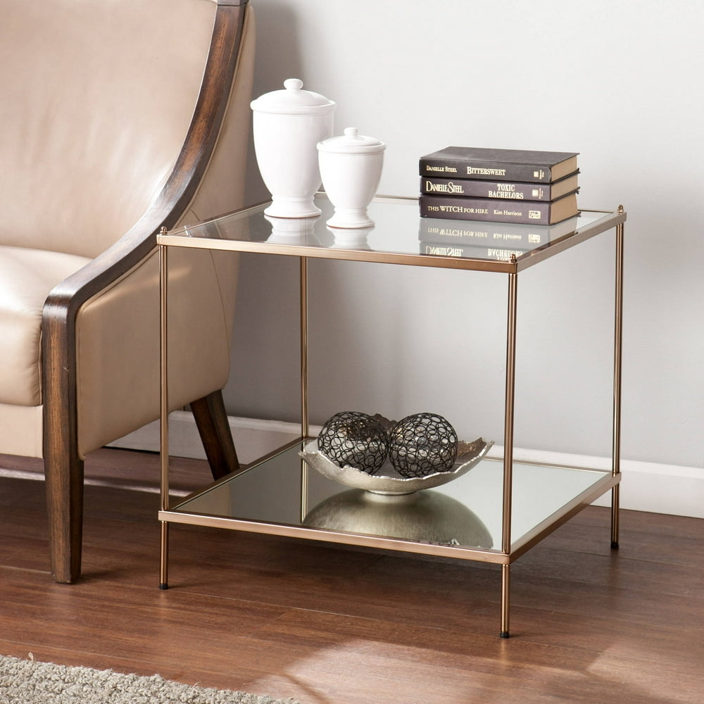 A Fusion of Strength and Grace: Exploring the Allure of Metal and Glass Side Tables