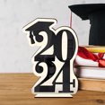 thumbnail image 1 of Minkissy 1Pcs Graduation Table Centerpiece for Graduation Desktop Decoration Wooden, 1 of 8