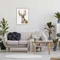 thumbnail image 2 of Stupell Industries Elk Portrait Wildlife Animals & Insects Painting Gray Framed Art Print Wall Art, 24 x 30, 2 of 8