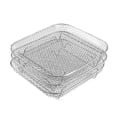 thumbnail image 1 of Visland Universal Air Fryer Rack Rustproof Dishwasher Safe Stackable Three Layer Air Fryer Rack Stainless Steel Dehydrator Rack, 1 of 8