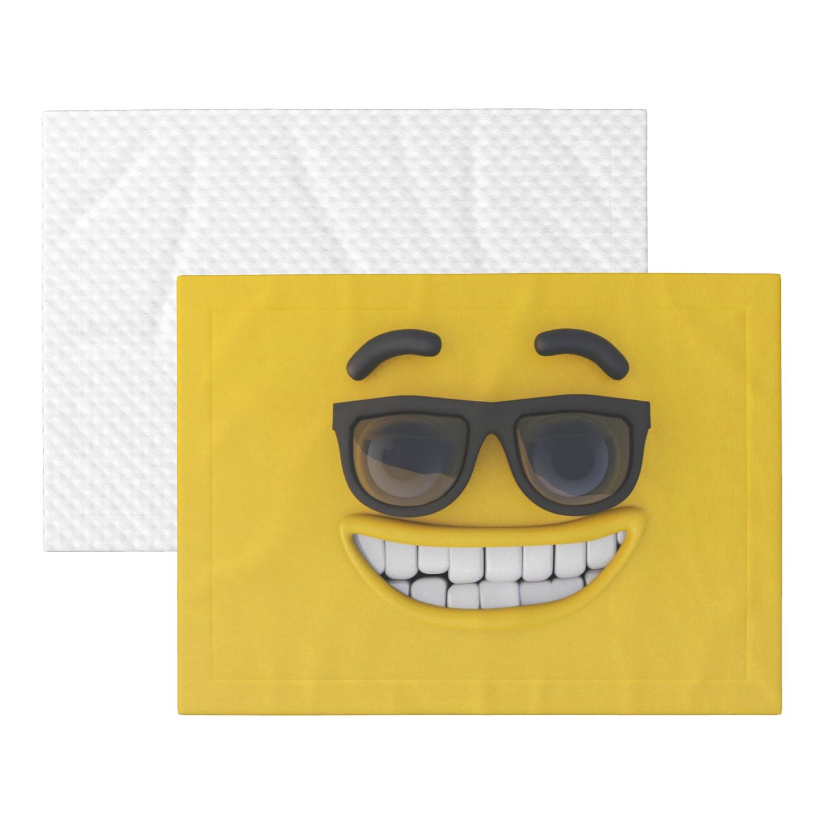 Naloa Smiling With Sunglasses Dog Blanket, 3 Sizes Cat Blanket for Indoor Cats Large Medium Small Dog Gifts-Large