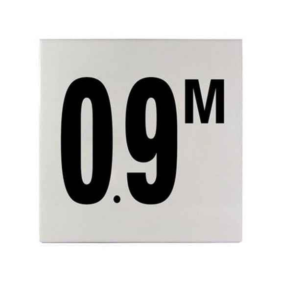 Inlays C612709 6" x 6" 0.9 with M Smooth Ceramic Tile