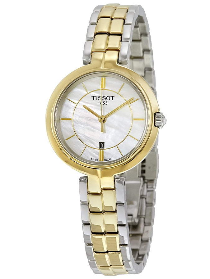 Tissot - Tissot Flamingo Mother of Pearl Dial Ladies Watch T094.210.22.111.01 - Walmart.com 