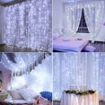 thumbnail image 4 of Cadena de luces LED para cortina, decoración de festivales, bodas, fiestas, hogar, jardín, dormitorio, decoración al aire libre, 4 of 5