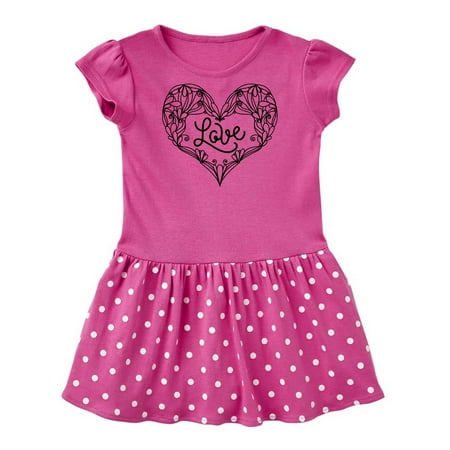 

Inktastic Valentine s Day Love Decorated Heart Gift Baby Girl Dress