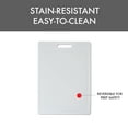 thumbnail image 4 of Dexas NSF Certified Polysafe Cutting Board, 12 x 18 Inches, Reversible Kitchen Cutting Board with Handle and Juice Well, White, 4 of 5