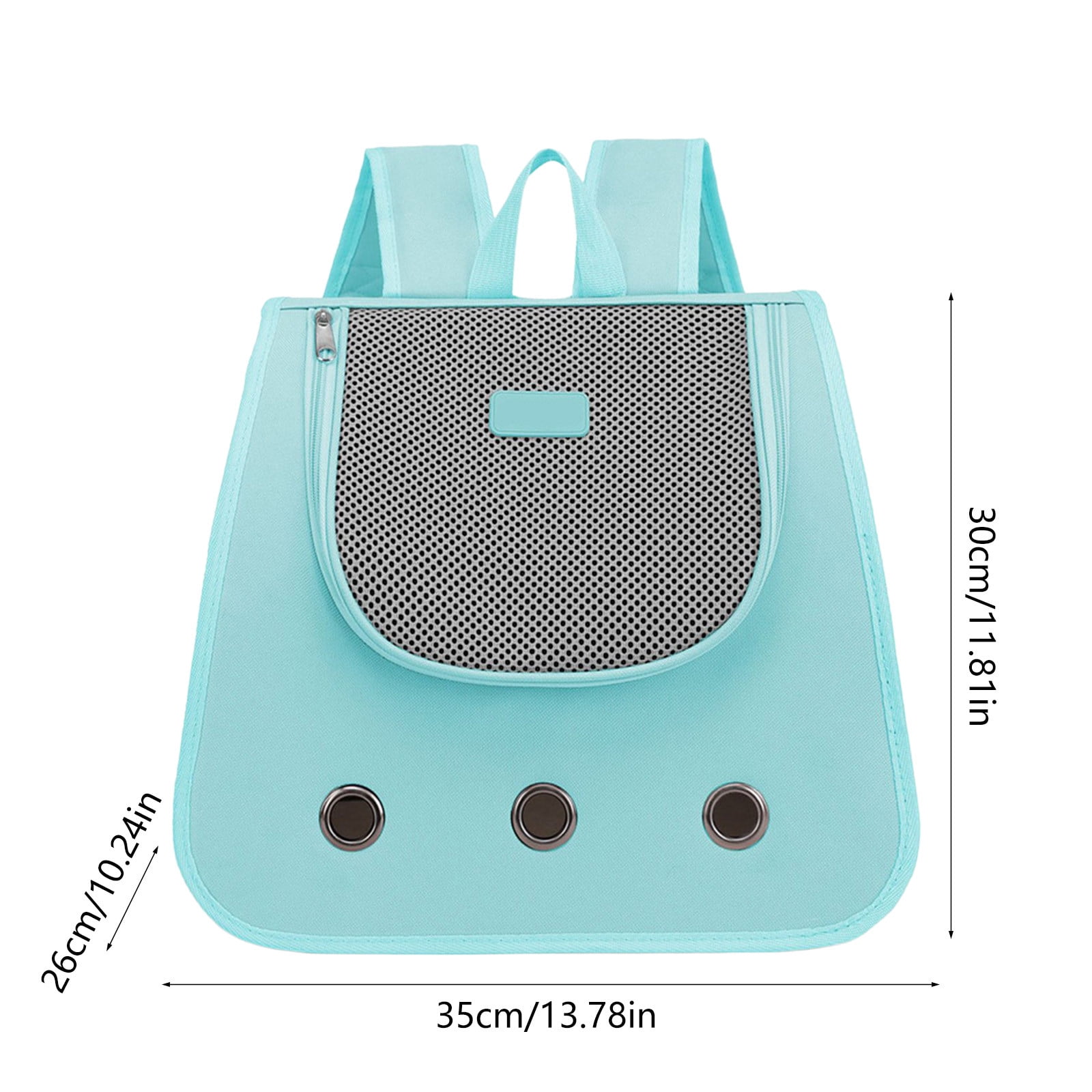 Qonioi Foldable Cat Backpack, Breathable Pet Carrier Backpack for Cats, Portable Walking Bag for Hiking Travel with Ventilation & Safety Lock