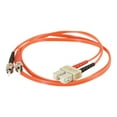 thumbnail image 2 of C2G 10m SC-ST 62.5/125 OM1 Duplex Multimode PVC Fiber Optic Cable - Orange - patch cable - 33 ft - orange, 2 of 4