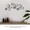 thumbnail image 3 of unbranded 36 Pcs Mirror Decorations for Room Sticker Removable Decals Wall Black, 3 of 8