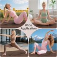 thumbnail image 5 of Large Yoga Mat, 72"x40"x0.4"Thick, Extra Wide Exercise Mat,  Non Slip Workout Mat with Strap for Yoga, Pilates, Fitness,  Gym Studio, 5 of 6