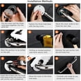 thumbnail image 6 of Shower Grab Bar, 2 Pack 32 Inch Bathroom Grab Bar, 304 Stainless Steel 1.25" Diameter Anti-Slip Handicap Grab Bar Support Shower Rail Senior Handrail Shower Safety Bar Handle, 6 of 8