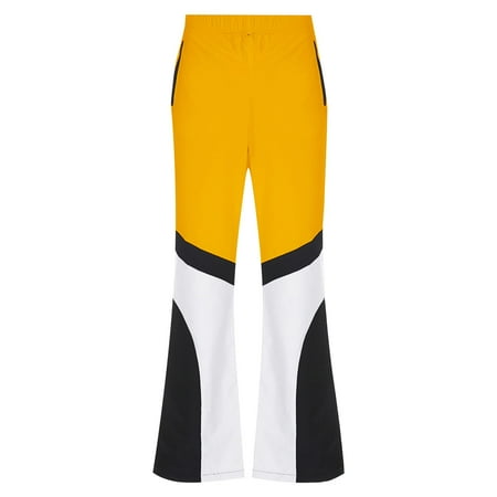 

Women s Patchwork Color Contrast High Waisted V Shaped Zipper Pocket With Straight Sleeve Personalized Street Woven Comfortable Maternity Pants for Women Casual Womens Cropped Pants Casual Petite