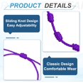 thumbnail image 3 of 10 Pcs Adjustable Cord Bracelet String, 7 Knot Good Luck Handmade Braided String Protection for Women DIY Wrist Jewelry Making, 13-26cm Long, 3 of 5