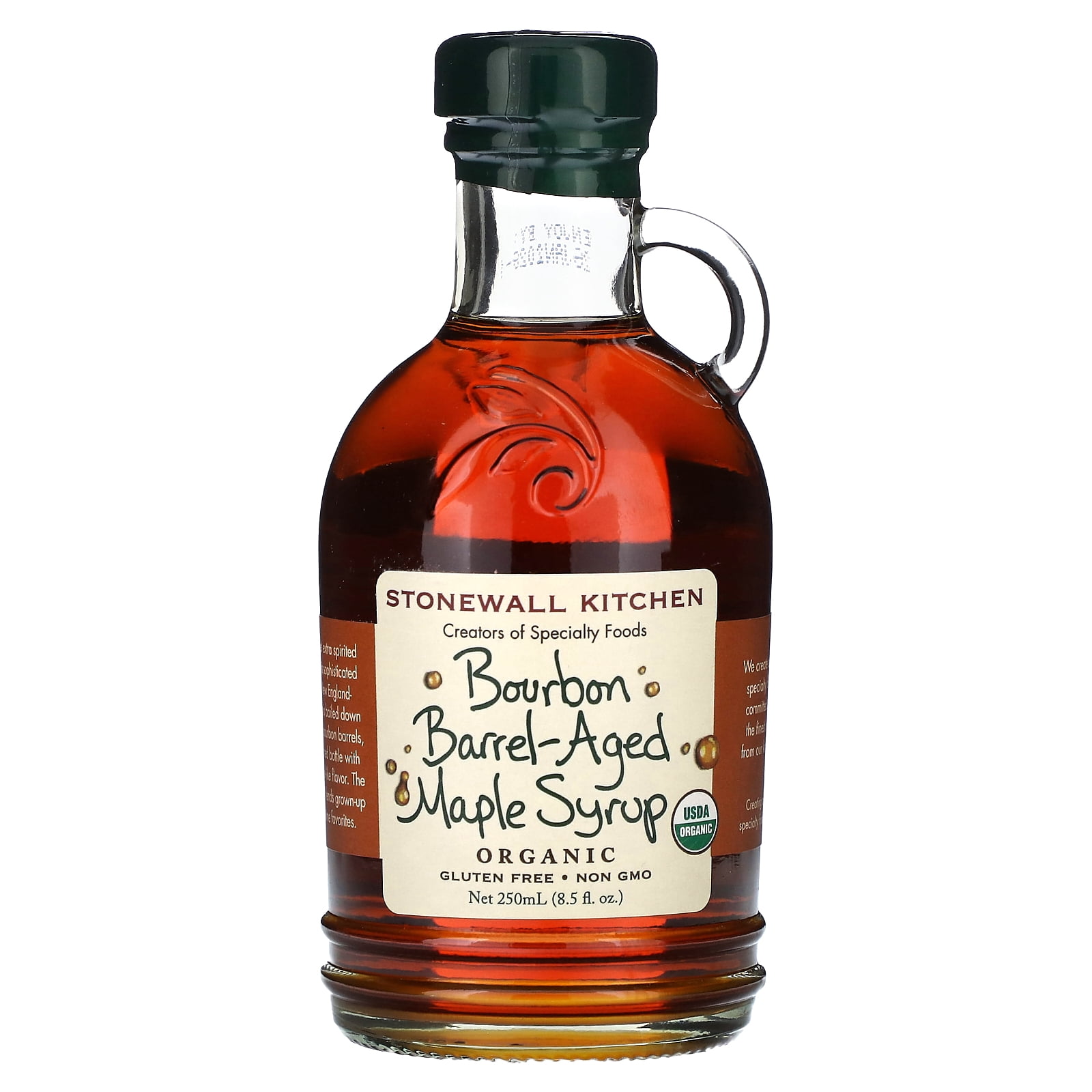 Stonewall Kitchen Organic Bourbon Barrel-Aged Maple Syrup, 8.5 Ounces