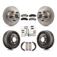 thumbnail image 1 of Transit Auto Front Rear Disc Brake Rotors Hub Assembly Semi-Metallic Pads and Drum Kit (7Pc) for Car 1998-1999 Mazda B4000 RWD with 4-Wheel ABS with 10" Diameter K8S-102204, 1 of 11
