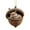 Fox/B, variant on RKSTN 2D Christmas Forest Hazelnut Animals Ornaments, Cute Acrylic Christmas Tree Decorations Indoor, Ideal Christmas Gifts