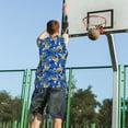 thumbnail image 5 of Naloa Sharks Skateboarding With Palm Basketball Jersey Reversible Men's Mesh Athletic Sports Shirts Training Practice S-4XL4X-Large, 5 of 6