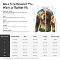 thumbnail image 5 of Lsque Happy Dog In Flower Field UPF 50+ Lightweight Sun Protection Men's Women's Long Sleeve Shirt, Hoodie Performance -XX-Large, 5 of 9