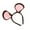 Black powder, variant on Yokua Lovely Plush Mouse Ear Hairband Cartoon Ear Hairband Role Play Stage Hairband