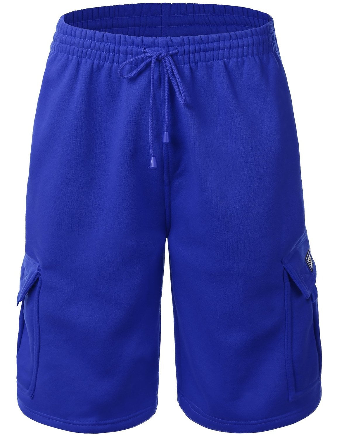 full blue cargo shorts