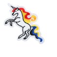 thumbnail image 3 of 21 parches de unicornio, mezcla aleatoria multicolor, parche hecho a mano, surtido para planchar o coser, bordado, planchado, bricolaje para ropa, jeans, bolso, sombrero, zapatos, 3 of 4