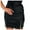 Black, variant on IROINNID Mini Empire Waist Skirt For Women Fashion Skirt Strap Slim Leather Skirts Solid Color Skirt
