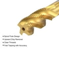 thumbnail image 3 of Uxcell M16 x 1.5 High Speed Steel Machine 4 Spiral Flutes Thread Tap Titanium Plated, 3 of 6