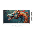 thumbnail image 3 of Vivid Colorful Dragon Themed Background Backdrop Banner Party Decorations for Fantasy Events Role Playing Parties Game Nights Cosplay Gatherings, 3 of 8
