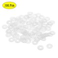 thumbnail image 1 of Unique Bargains Rondelles Plates en Nylon pour Vis M4 13mm OD 1mm Épais Transparent 100 Pcs, 1 of 4