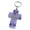 Purple, variant on Ruanlalo Acrylic Keychain Inspirational Scripture Ten-Shaped Pendant Keyring Religious Christian Faith Gift for Men Women