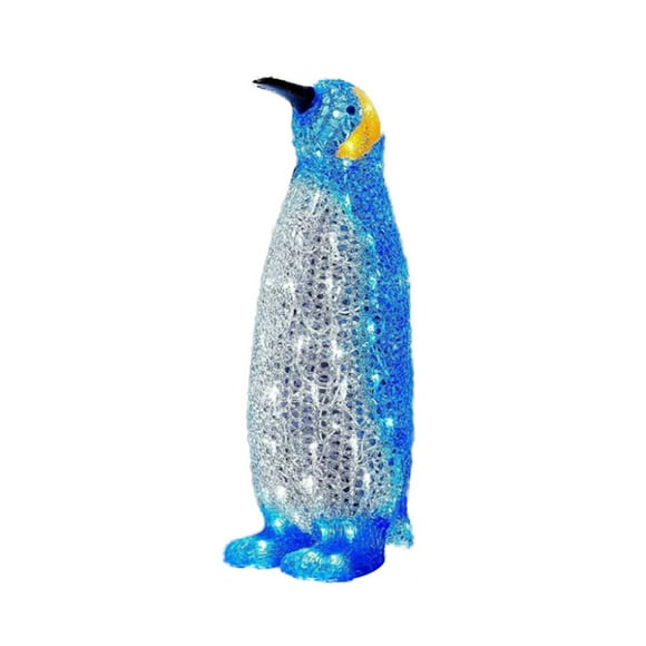 Nituyy Décoration Extérieure de Noël, Éclairage Créatif de Pingouin, Décoration de Vacances pour Jardin