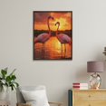 thumbnail image 4 of Paint by Numbers Kit for Adults, Flamingos At Sunset Reflection Lake Paint by Numbers, Easy Paint by Numbers Kit for Adults Beginner, DIY Adult Paint by Number Kits on Canvas, 12x16in Home Decor, 4 of 7