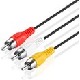 thumbnail image 5 of Paquete de 10 Cable compuesto PVC 3 macho a 3 macho SatelliteSale 6 pies, 5 of 5
