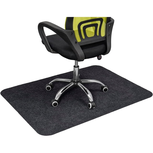 Hardwood Floor Chair Mat - Office Chair Mats(48"x36") for Hardwood & Tile Floor,Computer Gaming Chair Mat,Large Anti-Slip Home Desk Chair Mat,Large Floor Protector Under Desk Low-Pile Rug,Easy Clean