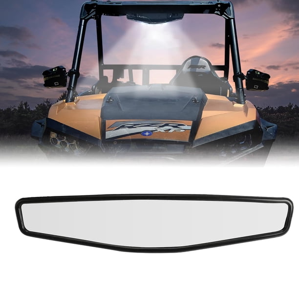 Espejo Retrovisor Trasero para UTV SUNPIE con Luz para Barra Cruzada de 1.5 a 2 pulgadas