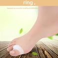 thumbnail image 3 of 3 Pairs Pinky Toe Separators Silicone Little Toe Spacers For Overlapping Toe, 3 of 5