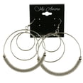 thumbnail image 2 of Mi Amore Dangle-Earrings Silver-Tone, 2 of 4