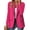 Hot Pink #35, variant on WULMLEO Women Blazer Petite Dressy Trendy Jackets Long Sleeve Business Office Oversized Tweed Suits Jacket Button Summer Formal Work Clearance Mujer Open Front Black M
