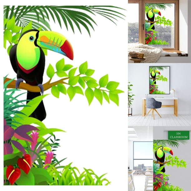 Stickers Muraux Plante Tropical Autocollant Décoratifs, Amovible Feuilles  de Plantes Verte Décor DIY Mur Art Décorations Pour La Mur Fenêtres Coucher  Salon Bureau (A) : : Bricolage