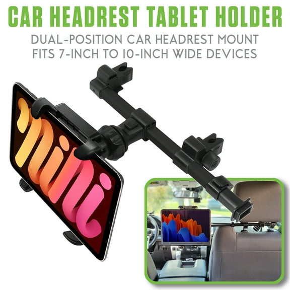Cellet Universal Car Headrest Tablet Mount – 7-10” Device Backseat Holder
