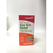 Leader Sterile Eye Drops: Itch Relief - Ketotifen Fumarate Ophthalmic Solution 0.035% - 0.34 fl oz