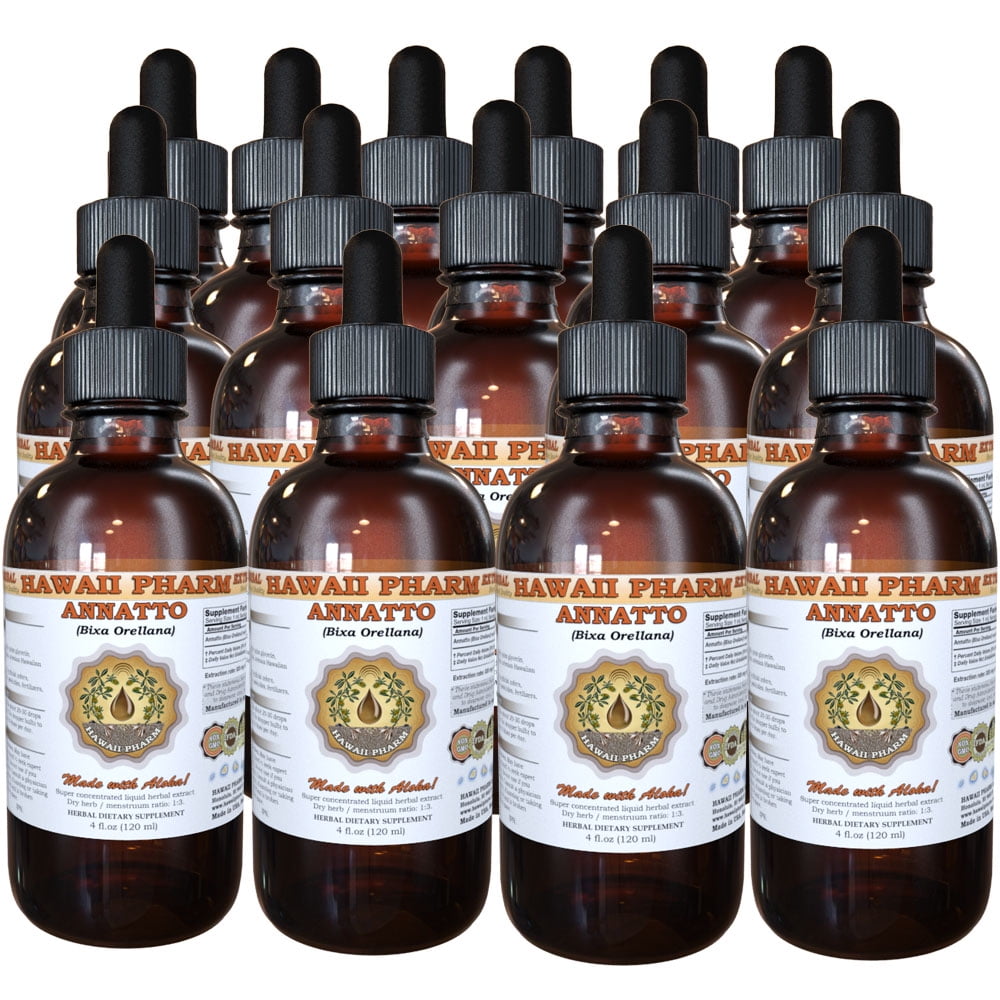 Annatto (Bixa orellana) Tincture, Organic Dried Seed Liquid Extract