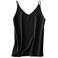 thumbnail image 4 of Camisole Tank Tops for Women Sleeveless V Neck Ribbed Knit Vest Top 2026 Summer Fashion Clothing Black M, 4 of 9