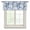 Blue, variant on Gray Coastal Starfish Semi Sheer Valance Curtains Beach Nautical Coral Shell Summer Voile Valances Curtain Rod Pocket Small Window Treatment for Kitchen Bathroom Cafe 42"x12"