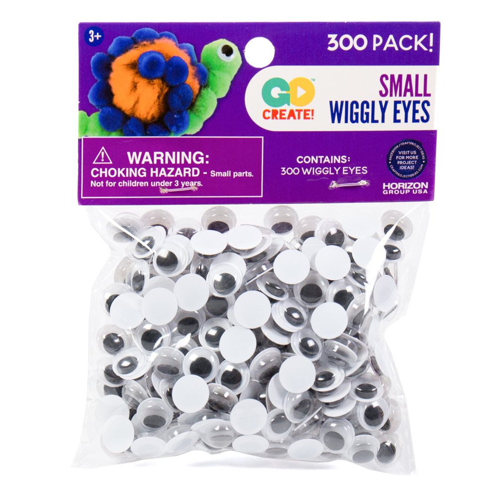 Go Create Small SelfAdhesive Wiggly Eyes, 300 ct. Total
