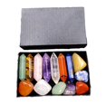 thumbnail image 4 of segolike 14 Pieces 6 Faceted Stones with Gift Box Gift Set Stones Set for Yoga, 4 of 9