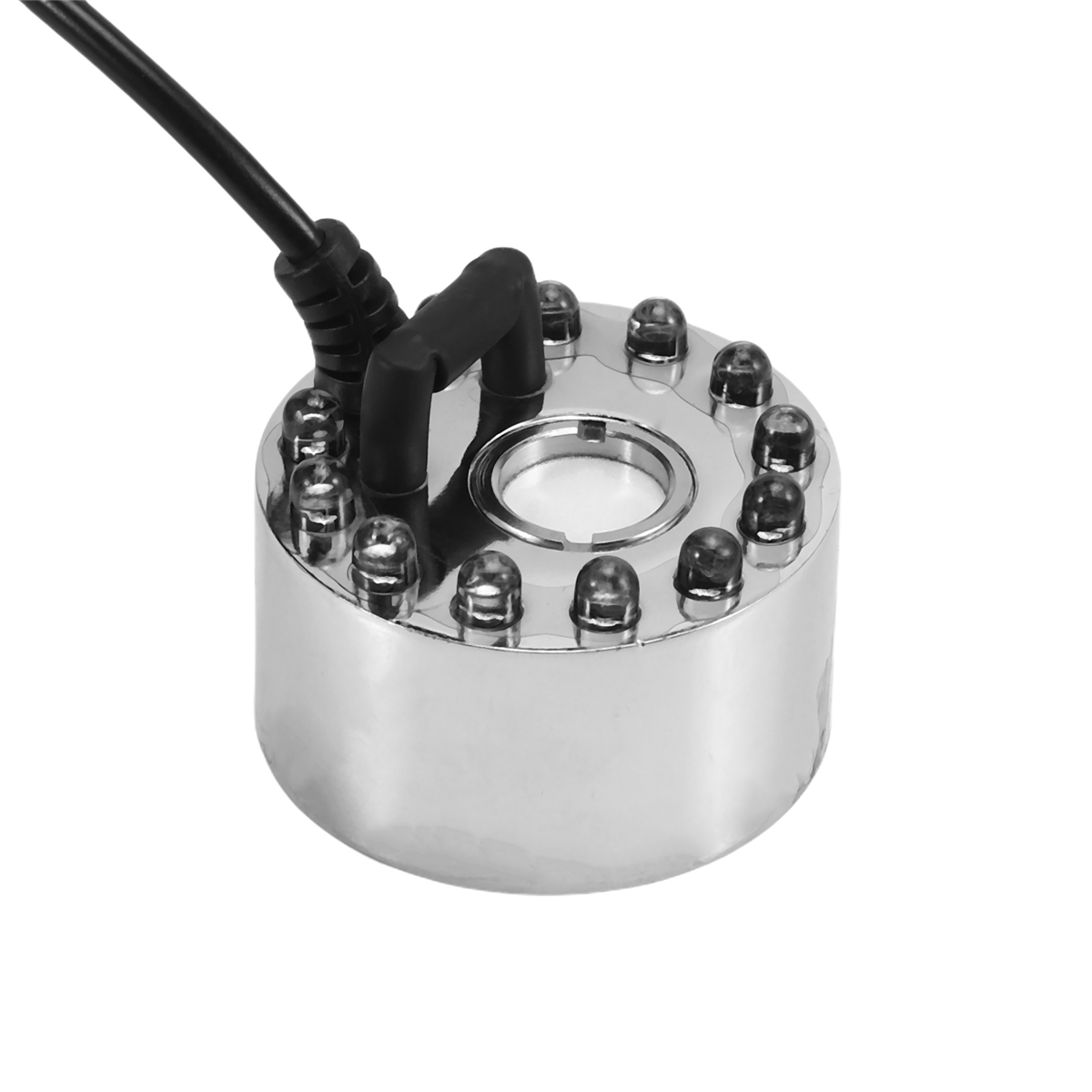 4X Ultrasonic Mist Maker Fogger Water Fountain Pond 12 LED