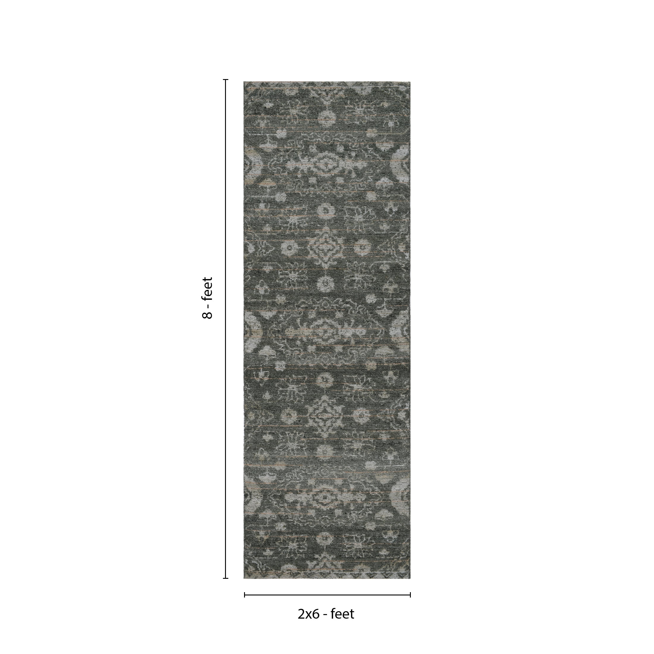 Better Homes & Gardens 2.5' x 8' Arty Medallion Runner, Green